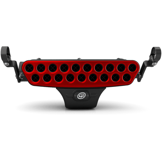 S&B Stainless Steel Faceplate (Red) - V1 Particle Separator Only - S&B