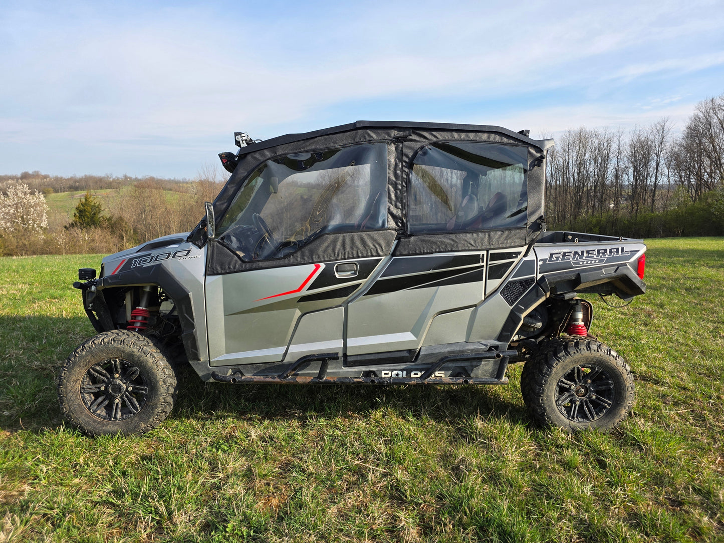 Polaris General Crew - Full Cab Enclosure for Hard Windshield