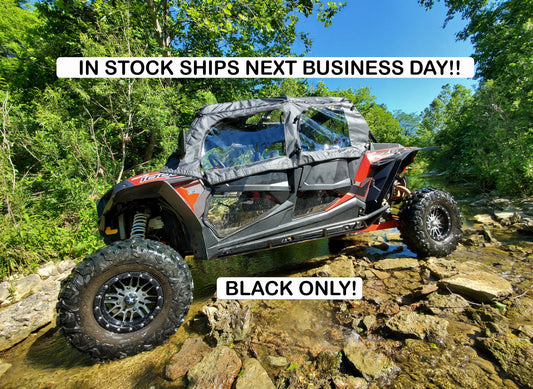 Polaris RZR XP 4 1000/XP 4 - Soft Upper Doors (RZR104-DOH-BLK) - 3 Star UTV