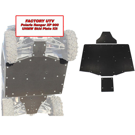 Factory UTV Polaris Ranger XP 900 UHMW Skid Plate - Factory UTV