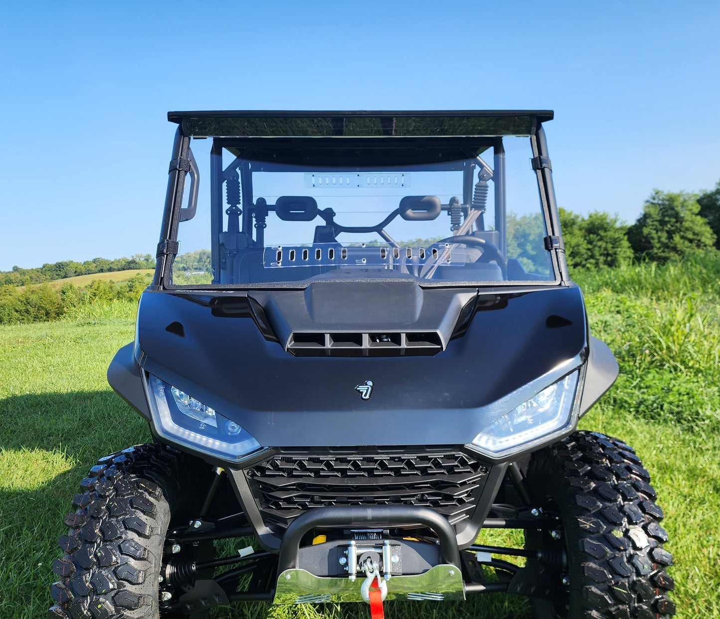 3 Star UTV Segway UT10 Crew 1-Piece Front Windshield - 3 Star UTV