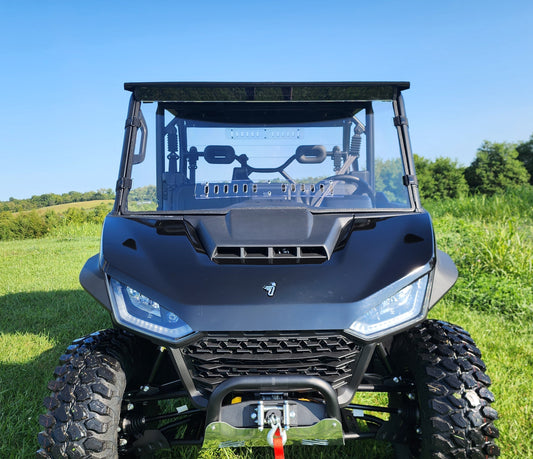 3 Star UTV Segway UT10 Crew 1-Piece Front Windshield - 3 Star UTV