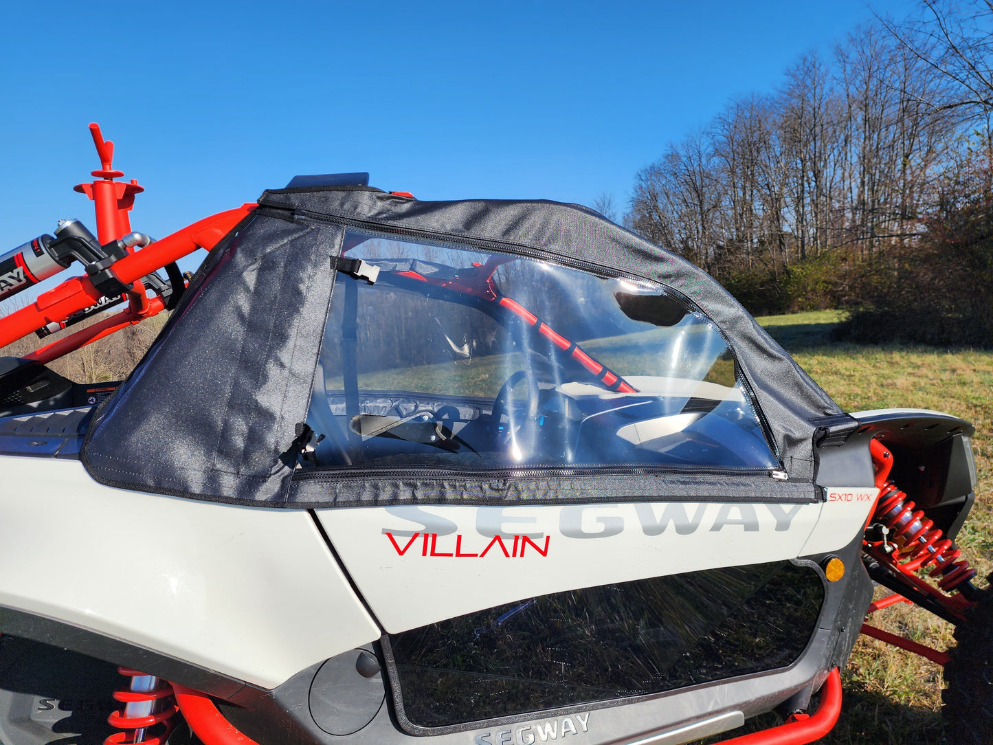 3 Star UTV Segway Villain - Upper Doors (SEGVIL-DOH-BLK) - 3 Star UTV