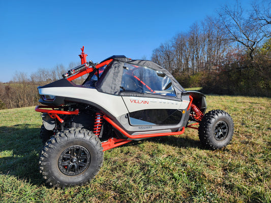 Segway Villain - Upper Soft Door/Rear Window (SEGVIL-DRH-BLK) - 3 Star UTV