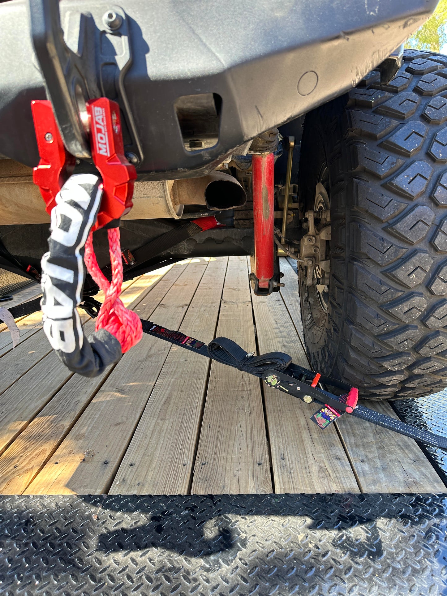 Soft Shackle 3/8'' x 24” with sleeve and bag (Set of 2 Shackles) (Lifetime Warranty)