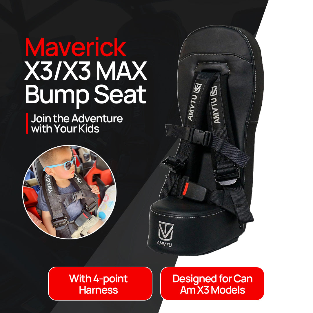 Maverick X3/Maverick X3 MAX Front/Rear Bump Seat (2017+)