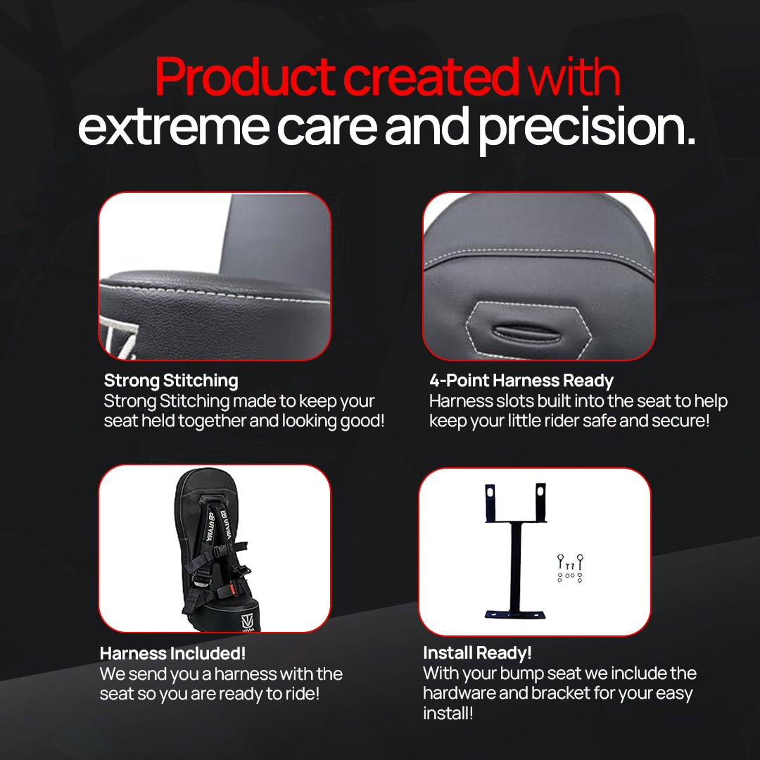 Maverick X3/Maverick X3 MAX Front/Rear Bump Seat (2017+)
