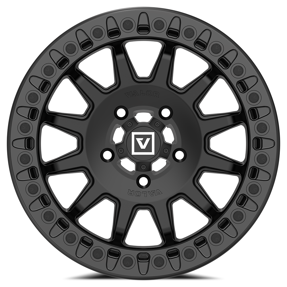 V09 Beadlock UTV Wheel Satin Black