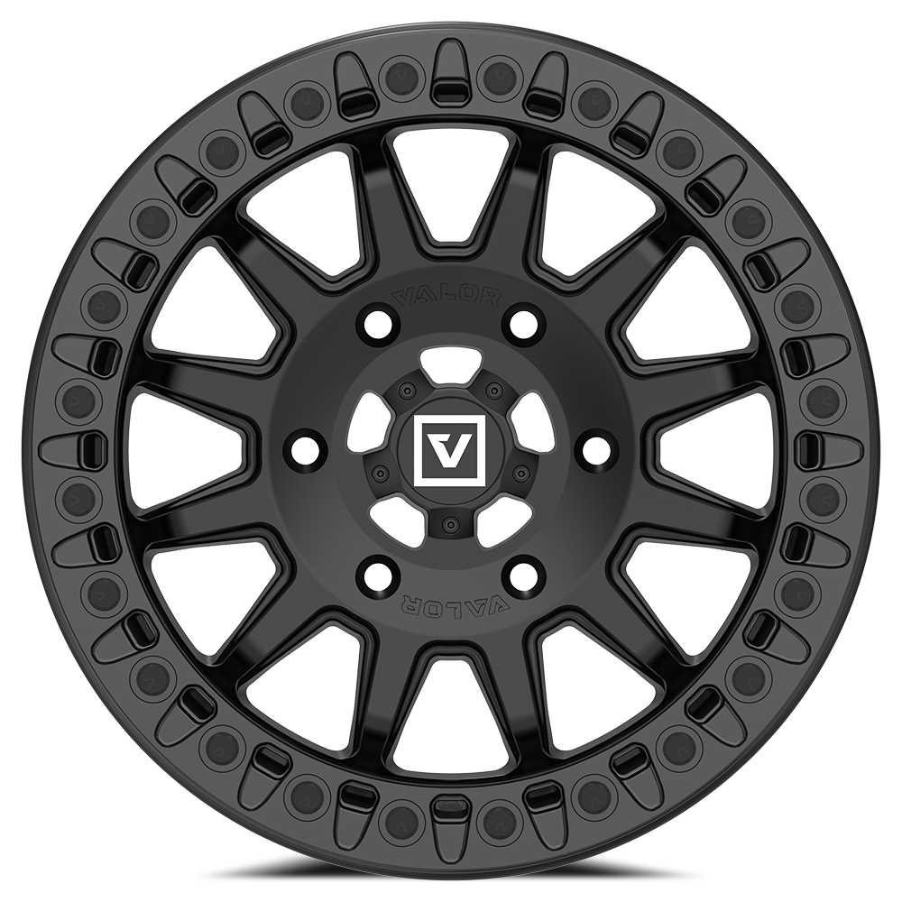 V09 Beadlock UTV Wheel Satin Black