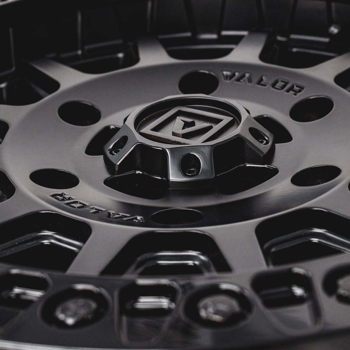 V09 Beadlock UTV Wheel Satin Black