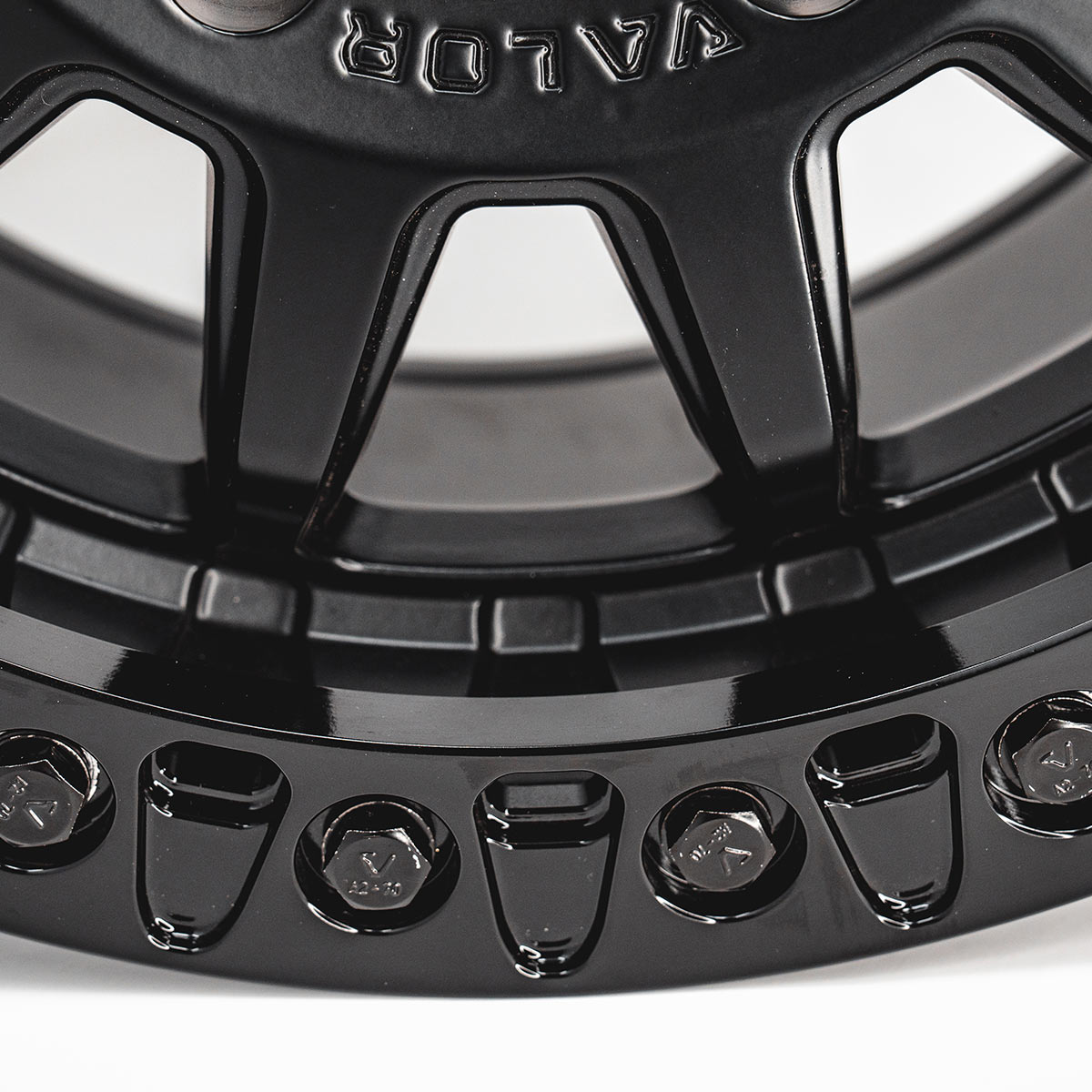 V09 Beadlock UTV Wheel Satin Black