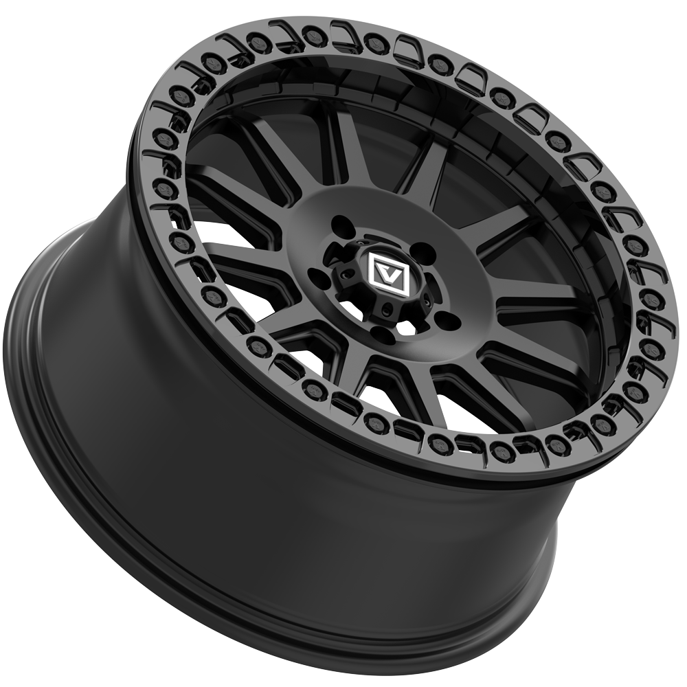 V09 Beadlock UTV Wheel Satin Black