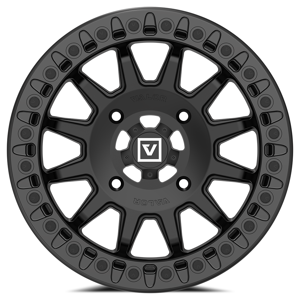 V09 Beadlock UTV Wheel Satin Black