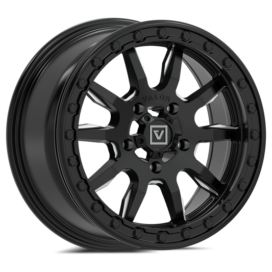 V15 Beadlock UTV Wheel Satin Black