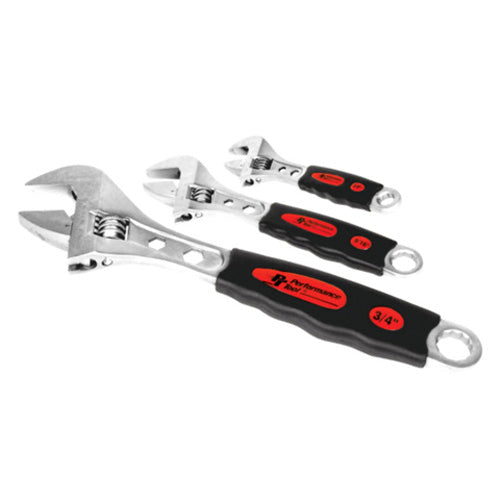 3 Pc Adjustable Wrench Set - W30703