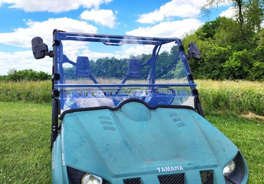 Yamaha Rhino - 2 Pc Scratch-Resistant Windshield (YAMRHI-GX2-MR1) - 3 Star UTV