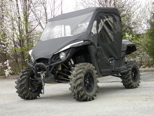 Yamaha Wolverine - Full Cab Enclosure with Vinyl Windshield (Half Doors)