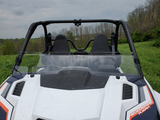3 Star UTV Yamaha Wolverine RMAX 4-1000 - Half Windshield w/Sc... - 3 Star UTV