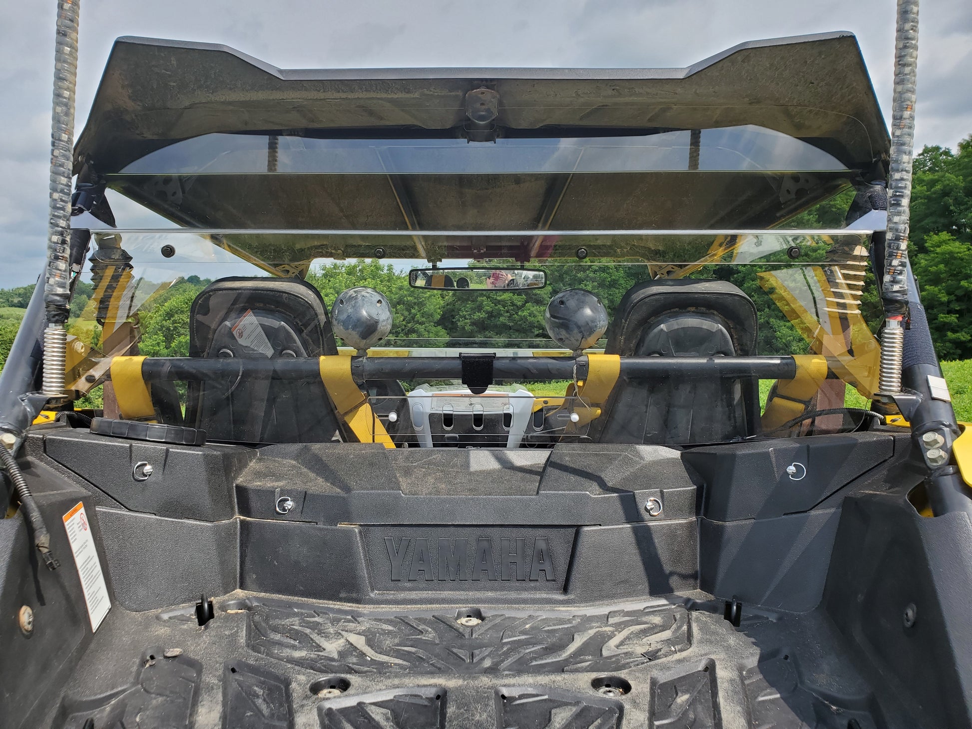 3 Star UTV Yamaha YXZ 2016-2018 - 2 Pc Lexan Back Panel w/Vent... - 3 Star UTV