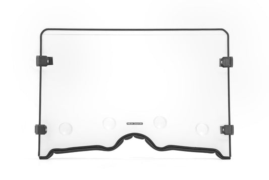 Vented Full Windshield | Scratch Resistant | Yamaha Rhino 660/Rhino 700 